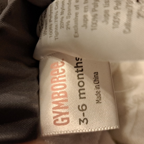 Gymboree girls tulle skirt with attached tights 3-6 months - Picture 4 of 7